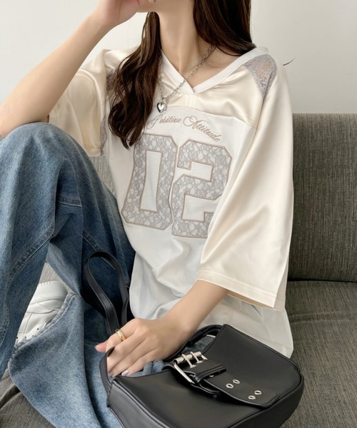 Ada. 半袖Tシャツ M オフホワイト レディース : ZOZOTOWN Yahoo!店