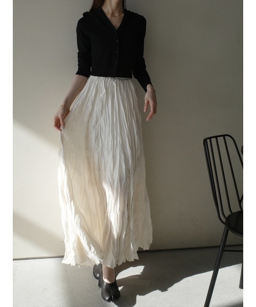「amel」 ロングスカート FREE アイボリー レディース_画像9