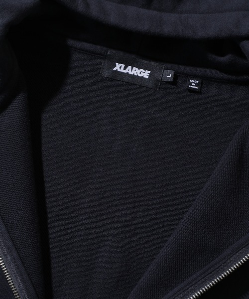 XLARGE（エクストラ ラージ） ジップアップパーカー M ブラック メンズ