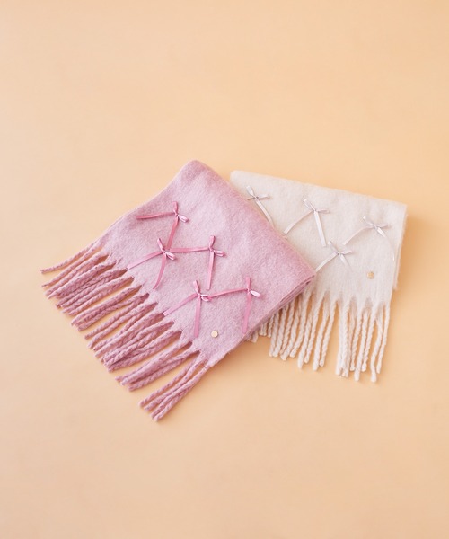 「Maison de FLEUR」 ストール FREE ピンク レディース_画像2