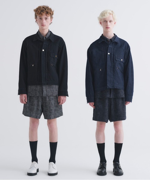 「CULLNI」 デニムジャケット 1 ダークネイビー メンズ_画像3