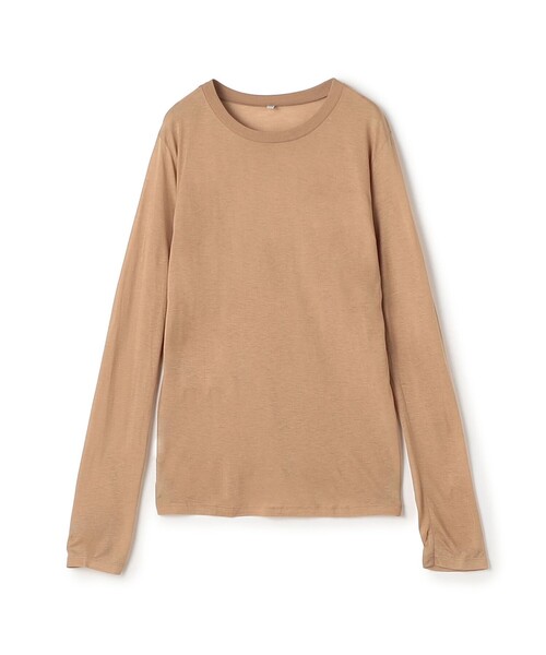 BASERANGE（ベースレンジ） tシャツ バンブー ロングスリーブプル
