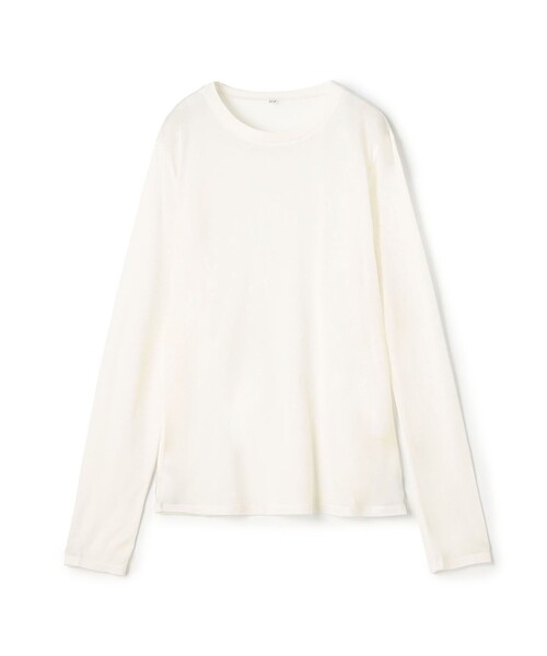 BASERANGE（ベースレンジ） tシャツ バンブー ロングスリーブプル