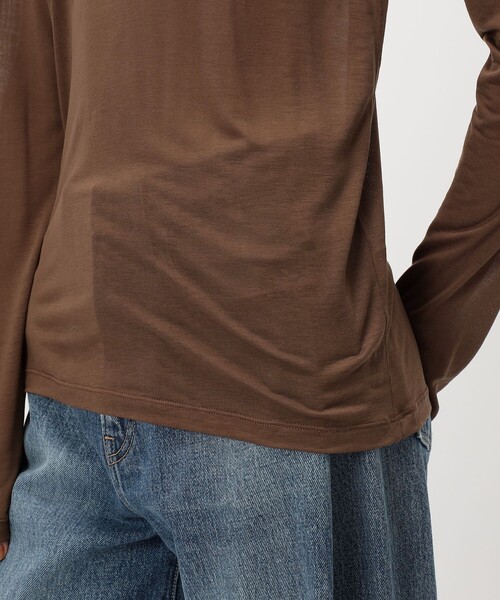 BASERANGE（ベースレンジ） tシャツ バンブー ロングスリーブプル