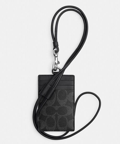 COACH（コーチ） パスケース ID ランヤード・シグネチャー アップ
