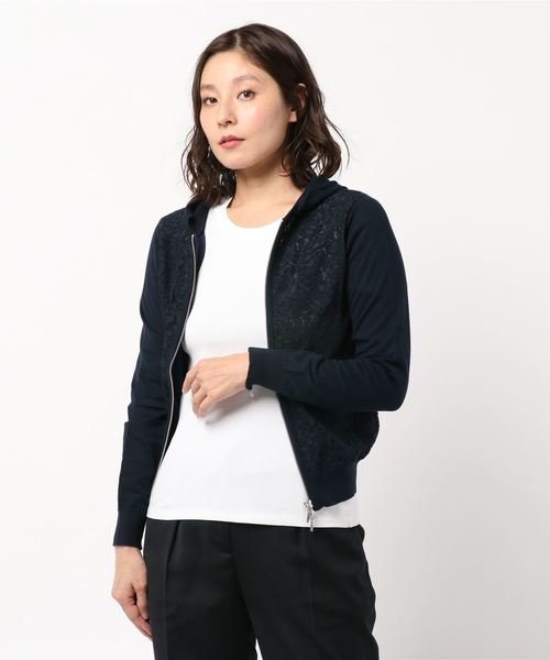 ワンピース パーカー - 通販 - PayPayモール レースニットパーカー ZOZOTOWN PayPayモール店 ¯シフォン