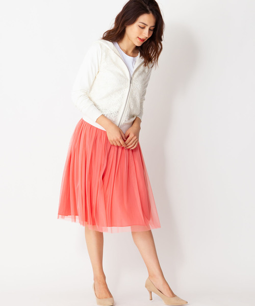 ワンピース パーカー - 通販 - PayPayモール レースニットパーカー ZOZOTOWN PayPayモール店 ¯シフォン