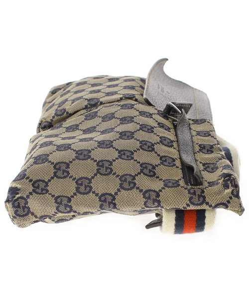 GGキャンバス ウエストバッグ ベージュ GUCCI ボディバッグ グッチ 0