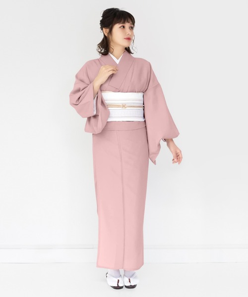 KYOETSU（京越） 着物 レディース洗える色無地単衣着物 レディース