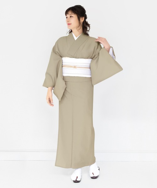 レディース着物単衣 KYOETSU（京越） 着物 レディース洗える色無地単衣着物 レディース