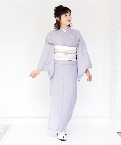 KYOETSU 着物 レディース洗える色無地単衣着物 レディース