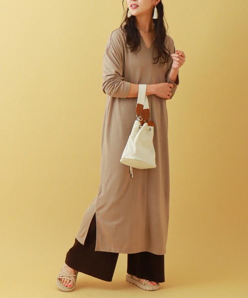 libelle more（リベル モア） ワンピース 天竺ワンピース+クリスタル