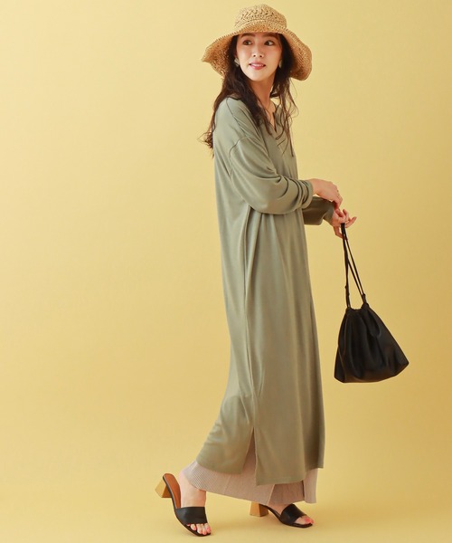 libelle more（リベル モア） ワンピース 天竺ワンピース+クリスタル