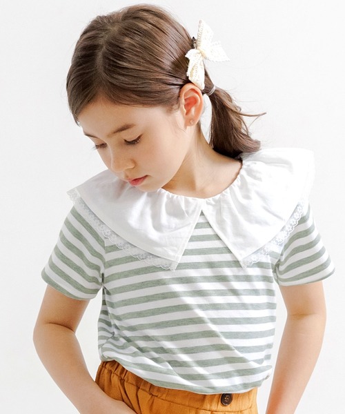 Bee des Bee tシャツ 襟付きトップス キッズ 子供服 女の子 : ZOZOTOWN 