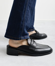 サンダル PADRONE パドローネ / BL CUT OFF LOAFERS カットオフ 