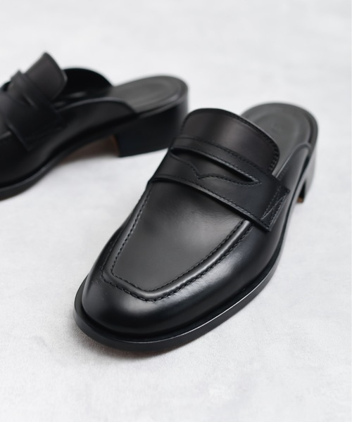 PADRONE サンダル パドローネ / BL CUT OFF LOAFERS カットオフ