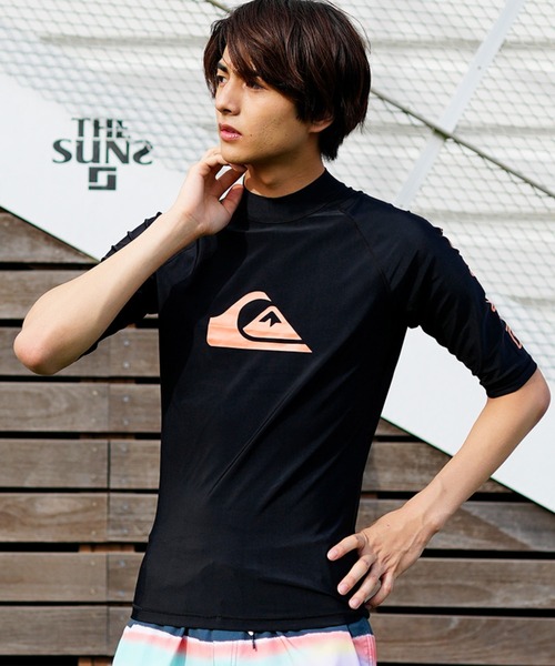 Quiksilver（クイックシルバー） ラッシュガード UVケア ブランドロゴ