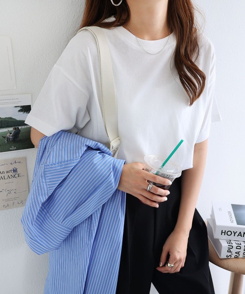 tシャツ 汗染み防止加工 プリントTシャツ USAコットン レディース andme tシャツ USAコットン汗染み防止半袖Tシャツ レディース