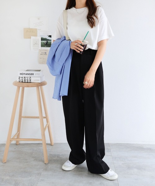 andme tシャツ USAコットン汗染み防止半袖Tシャツ レディース