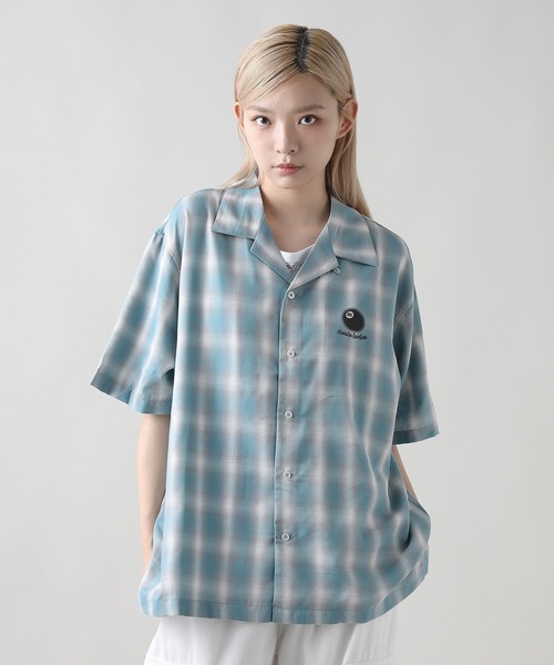 10匣 Lサイズ チェック柄 半袖シャツ TENBOX / DRUG DEALER SHIRT