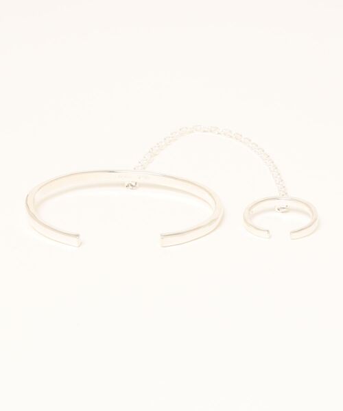 e.m. シルバーバングル Mサイズ e.m. バングル メタルリングレット