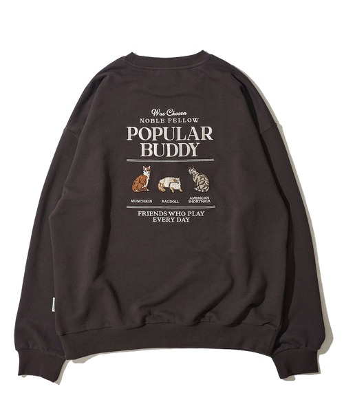 ADPOSION トレーナー スウェット 「POWER TO THE PEOPLE