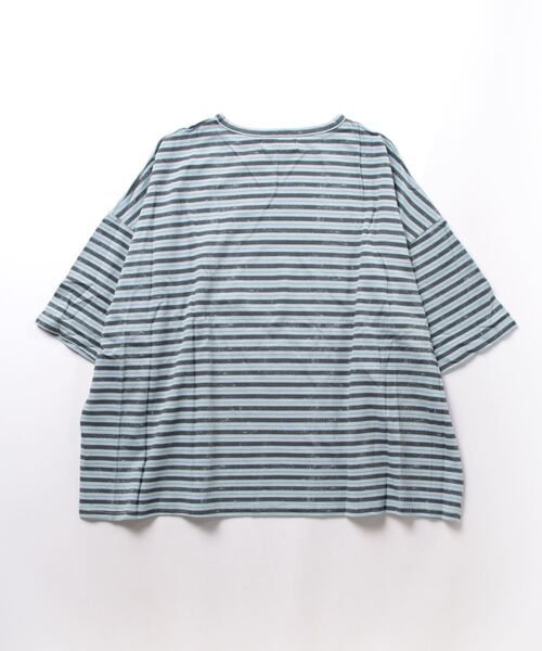 tシャツ Tシャツ レディース 「8」「it」「Little Sunny Bite」Stripe big tee｜zozo｜05