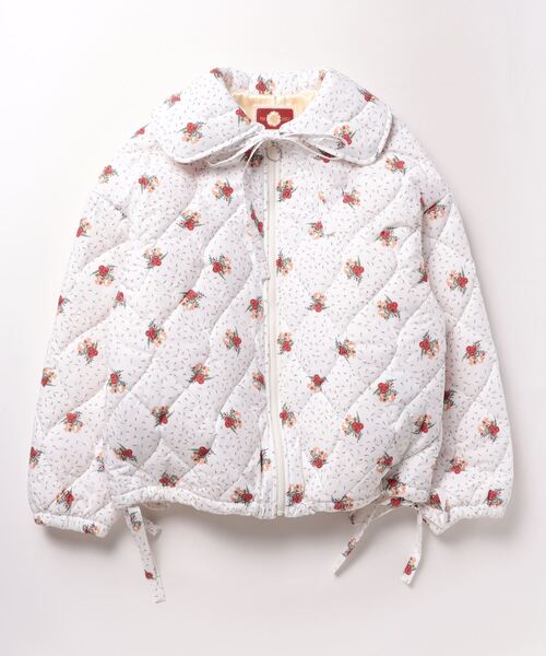 ピンクハウス　floral ribbon print big blouson PINK HOUSE ジャケット ブルゾン floral ribbon print big
