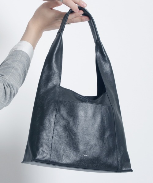 YArKA トートバッグ 「YArKA/ヤーカ」real leather one shoulder tote