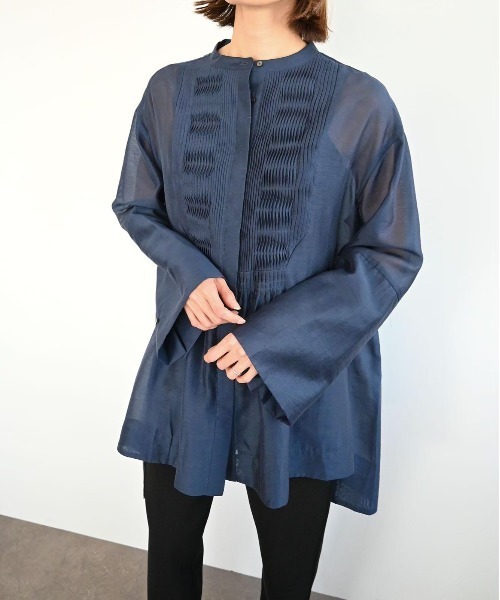 Marilyn Moon（マリリンムーン） ブラウス シャツ ウェーブタック