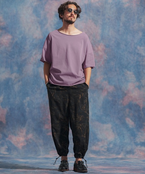 Jih Nunc（ジーヌンク） tシャツ mt8868- ルーズネックカットソー