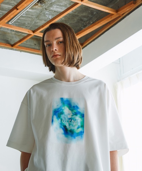 CULLNI tシャツ 小見山峻×ANLIO×CULLNI Logo Embroidery Photo Tee 