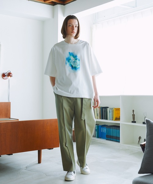 CULLNI tシャツ 小見山峻×ANLIO×CULLNI Logo Embroidery Photo Tee 