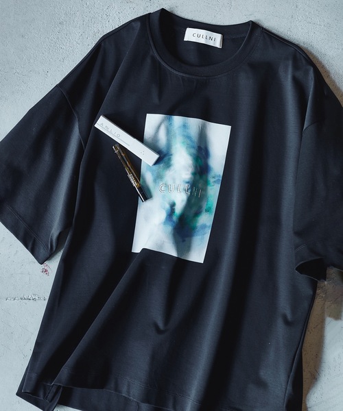 CULLNI tシャツ 小見山峻×ANLIO×CULLNI Logo Embroidery Photo Tee 