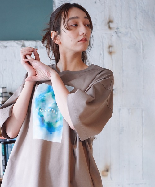 CULLNI tシャツ 小見山峻×ANLIO×CULLNI Logo Embroidery Photo Tee 
