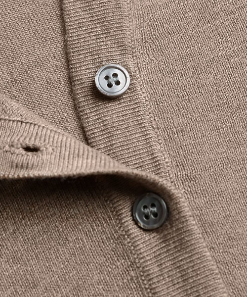 COCOMOMO ニット セーター 五分袖キーネックニット レディース