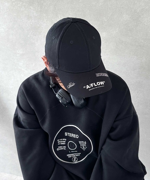 BAYBLO キャップ 帽子 (KS)FLOW メッセージ ロゴ メンズ レディース 