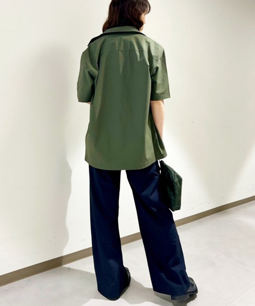 AIGLE（エーグル） シャツ UVカット 吸水速乾 ビッグポケットシャツ