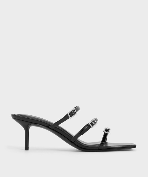 CHARLES ＆ KEITH（チャールズ&キース） サンダル ミュール クリスタル
