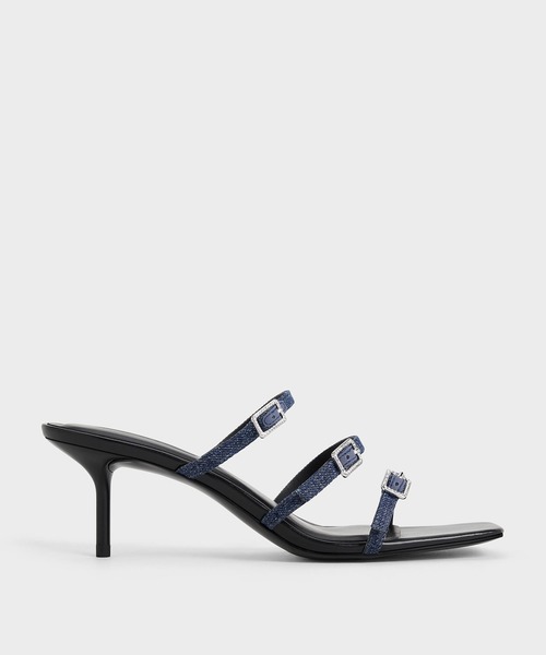 CHARLES ＆ KEITH（チャールズ&キース） サンダル クリスタルバックル