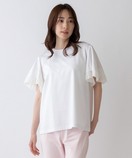 tシャツ 「SONO/ソーノ」ブーケスリーブ TEE レディース
