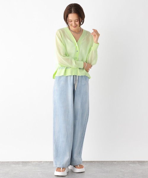 LEPSIM（レプシィム） カーディガン 14ゲージシアーカーディガン