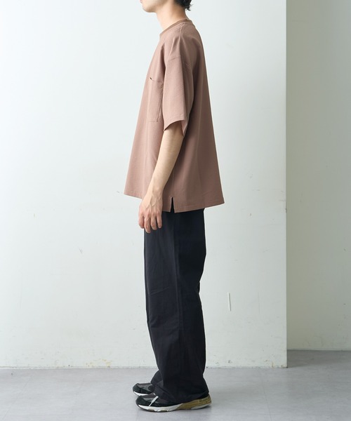 CIAOPANIC TYPY tシャツ ストレッチシアサッカーリンガーTee