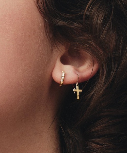 ピアス 「les bonbon」cross pierce / クロスピアス レディース