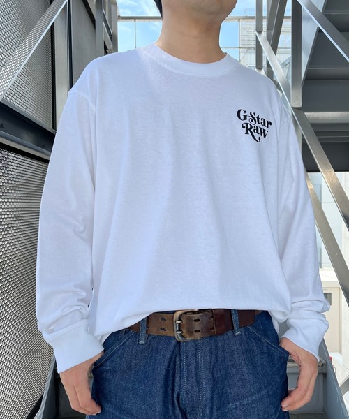 G-STAR RAW tシャツ FOXY CHEST BOXY T-SHIRT/グラフィックロゴ