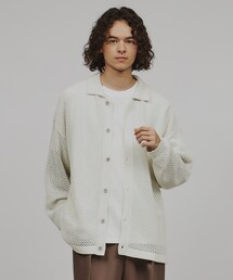 シャツ 透かし編みニットシャツ メンズ｜ZOZOTOWN Yahoo!店