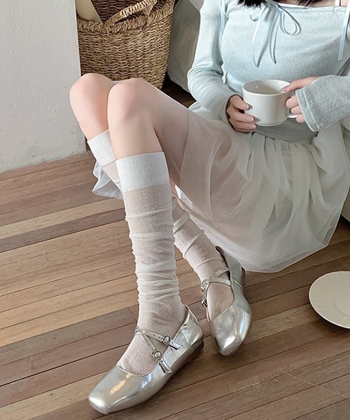 2color シースルー メッシュ スニーカー スニーカー メッシュ 男女兼用[品番：JRKW0005106]｜shoppinggo