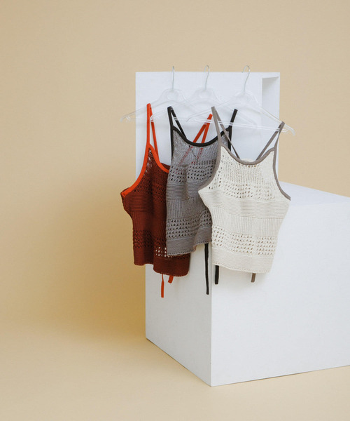 キャミソール mosa knit camisole LAATO キャミソール mosa knit camisole : ZOZOTOWN Yahoo!店