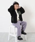 ワイドパンツ パンツ RICH WARM 裏シ...の詳細画像4