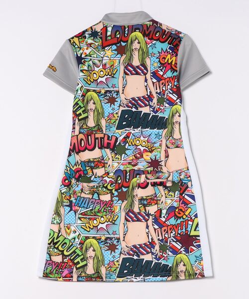 美品　LOUD MOUTH ラウドマウス　総柄　ワンピース ワンピース 「Loudmouth/ラウドマウス」レディースワンピース